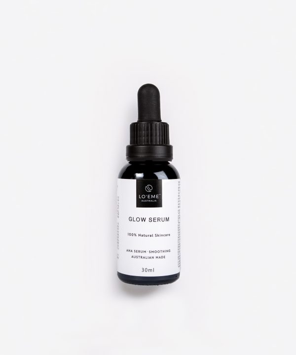 AHA serum for naturally glowing skin