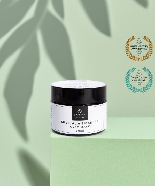 Award winning, vegan manuka, pink clay mask. Australian made and owned natural skincare.